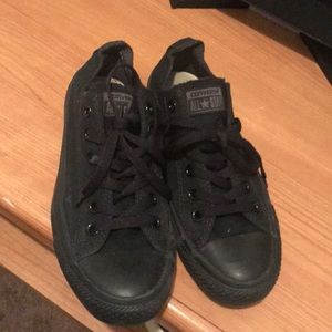 all black converse size 7